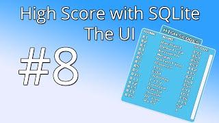 8. Unity tutorial: High score with SQLite - The UI