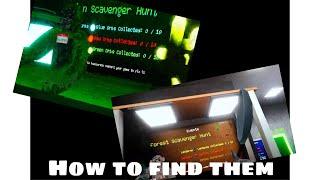 How to find the forest and alien scavenger hunt in scary baboon