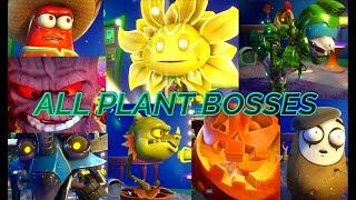 Plants vs Zombies Garden Warfare 2 All Plant Bosses Gameplay | Pflanzen gegen Zombies GW2 +Mod Link!