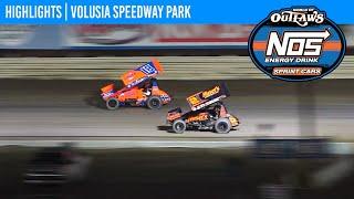 World of Outlaws NOS Energy Drink Sprint Cars | Volusia Speedway Park | March 3, 2025 | HIGHLIGHTS