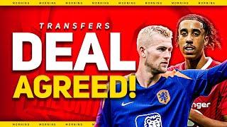 De Ligt TRANSFER Still On! Yoro DEADLINE Set! Man Utd Transfer News