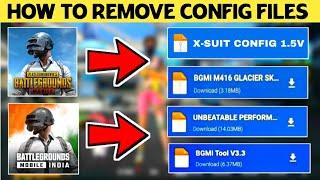 HOW TO REMOVE ALL CONFIG FILE IN BATTLEGROUNDS MOBILE INDIA // BGMI ME CONFIG FILE REMOVE KAISE KARE