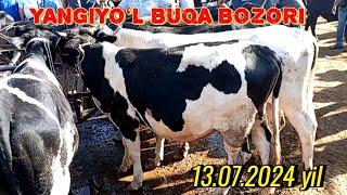 YANGIYOʻL MOL BOZORIDA YOSH BUQACHALAR 