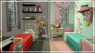 OPPOSITE TWINS BEDROOM // The Sims 4: Room Build