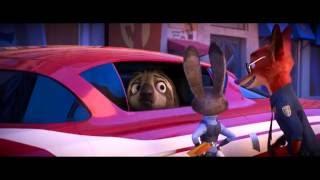 Zootopia - Sloth scene car chase