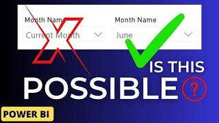 Default Current Month Name in Power BI Slicer | How to Show Latest Month Name Dynamically in Slicer