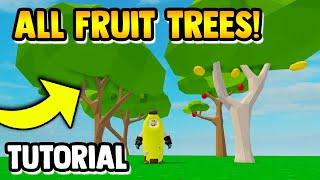 How to get ALL FRUIT TREES FAST!!| Skyblock ROBLOX