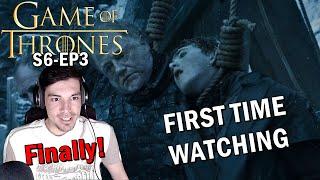 WATCHING GAME OF THRONES FOR THE FIRST TIME | S6-EP3 | REACTION
