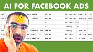 FREE AI Tool To Analyze Facebook Ads Data!