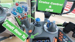 Fendt Vario Tips: Cruise Control and RPM Management