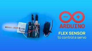 Arduino on Tinkercad - Flex Sensor to control Servo