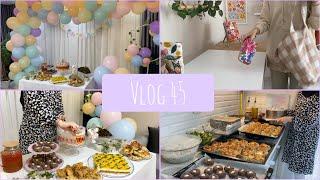 BIRTHDAY CELEBRATION 10 DIFFERENT TEA HOUR RECIPES | DIAMOND COOKIES | SHOPPING | DILLED BREAD