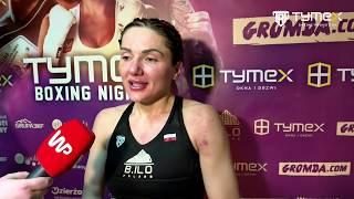 Ewa Brodnicka po gali TYMEX Boxing Night 11