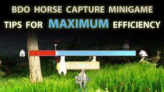 BDO - Horse capturing/training guide - two tips that will change how your capture horses.