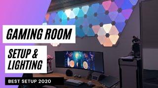 Gaming Setup / Room - Best Setup & Lighting || Small Gaming Room ideas! 2020 