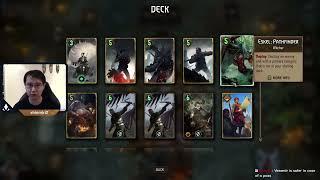 Uprising Witchers Coen is Busted! Gwent Pro Rank Gameplay