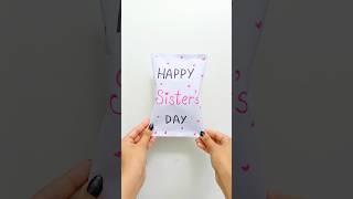 Gift For Sister's Day  #shorts #sisterdaygift #handmadegifts #gift #papercraft