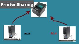 How Use Bill Printer on Multiple System "Printer Sharing" |Mansoor Anwar| (Urdu)