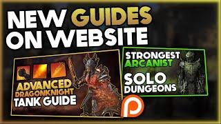 Website Update - Advanced Dragonknight Tank Guide, Solo Arcanist Guide and Patreon