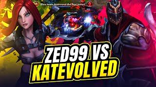 DÜNYANIN EN İYİ ZED'İ VS DÜNYANIN EN İYİ KATARINA'SI | KATEVOLVED VS ZED99