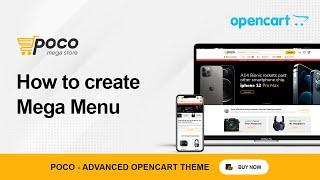 Mega menu | OpenCart Poco Theme