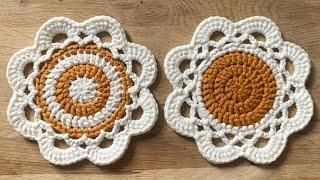 Crocheted napkin. Charming and light @Katya SHODDI crochet