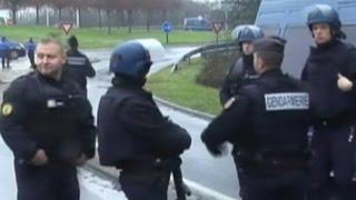HOSTAGE STANDOFF: Live Video of French Massacre Suspects and Police