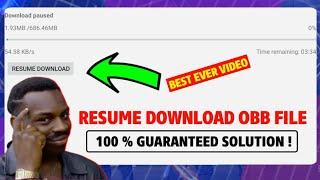 Free Fire resources download problem solution ( resume download problem )