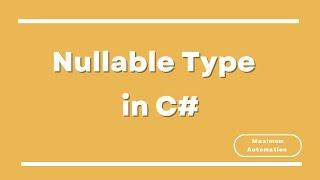 What is Nullable Type in C# | Practical Example | Frequently Asked Interview Question