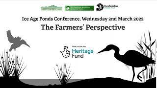 Ice Age Ponds Conference - The Farmers' Perspective