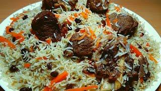 Afghan Pulao Uzbeki | قابلی پلو ازبکی | قابلی پلو