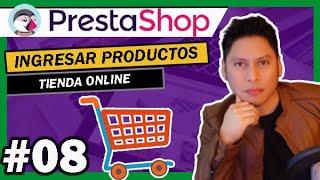  08 Cómo Ingresar Productos en mi Tienda Online en PrestaShop  【 Tienda Virtual 】