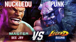 SF6 ▰ NUCKLEDU (Dee Jay) vs PUNK (Akuma) ▰ High Level Gameplay