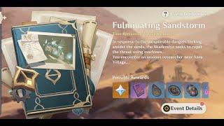 Fulminating Sandstorm (Genshin Impact) All Gameplays/Cutscenes