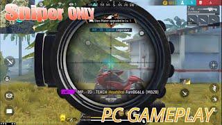 1 vs 49 PC Sniper Gameplay By MP 70 TEACH #freefire #pcgameply #pcsnipergameplay #mp70teach