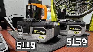 Ryobi Battery Test: is the 6AH worth the extra $40 over the 4AH?