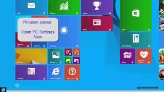 Fix - PC Settings not opening in Windows 8.1
