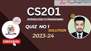 Cs201 Quiz No 1 - Cs201 Quiz Solution - Cs201 Quiz 1 Spring 2023