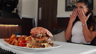 4X4 POWYS ARMS' STEAK STACKER CHALLENGE | @LeahShutkever