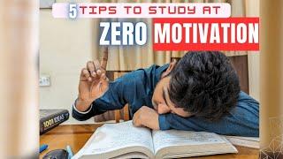 5 secret tips to study at zero motivation | my effective strategy to clear SBI PO scientific methods