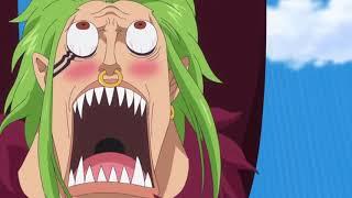 One Piece - Zoro saves Robin, Rebecca and Bartolomeo from Pica's Attack