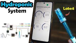 ESP32 Hydroponic System, DIY Hydroponics System using pH Sensor, EC, DS18B20, & A02YYUW Sensor
