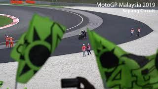 Latest time Rossi at Sepang International Circuit with  Fans (2019 MotoGP)