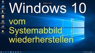 Windows 10 vom Systemabbild wiederherstellen