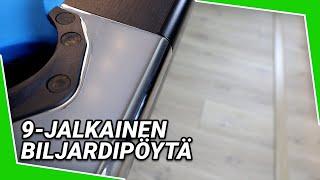 Uusi 9-jalkainen biljardipöytä on saapunut