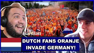 I SHOWED MY FRIEND ORANJE DUTCH FANS IN GERMANY! Links Rechts Snollebollekes NETHERLANDS EURO 2024