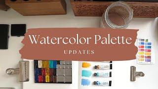 UPDATING My Watercolor Travel Palette | Swatching Daniel Smith Watercolors