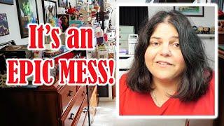 I Need To Tidy My Art Studio! Ep 1: Getting Started and 7 Tips for Decluttering a Room