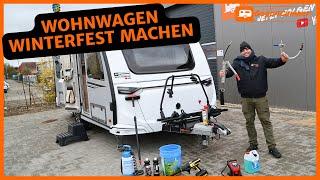 Wohnwagen winterfest machen - So machen wir das  Schritt für Schritt [Tipps & Tricks] | Gogo4Camper