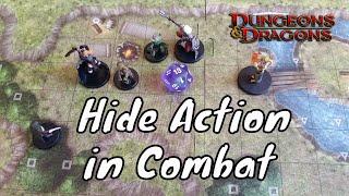 D&D (5e): Hide Action in Combat, Advanced (Stealth)